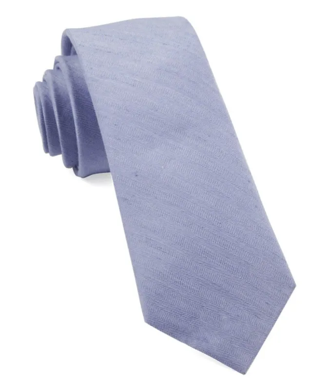 Linen Row Sky Blue Tie sold by The Tie Bar