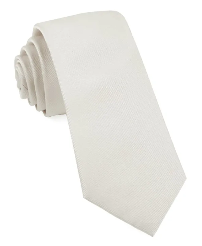 Grosgrain Solid White Tie sold by The Tie Bar