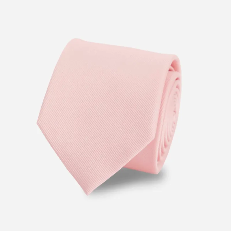 Grosgrain Solid Blush Pink Tie sold by The Tie Bar