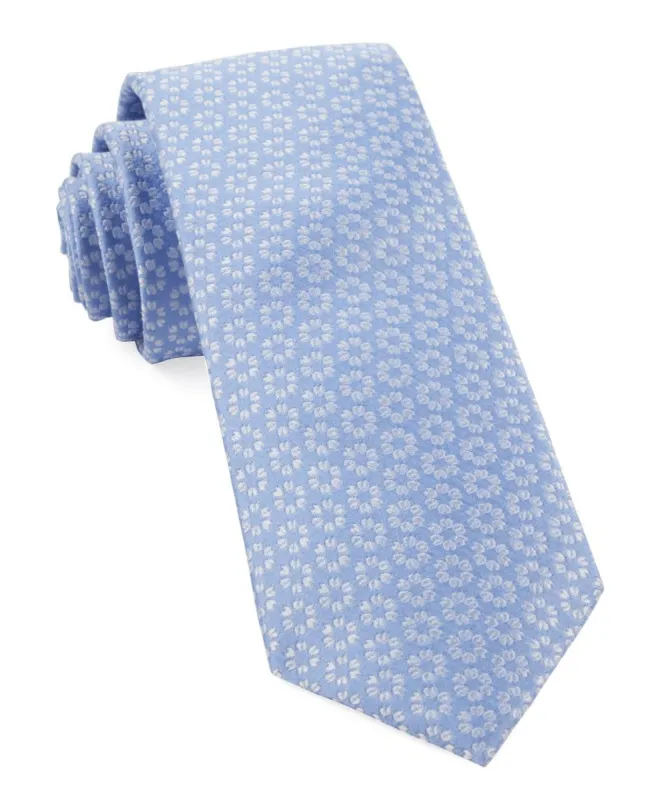 First Look Floral Periwinkle Tie sold by The Tie Bar