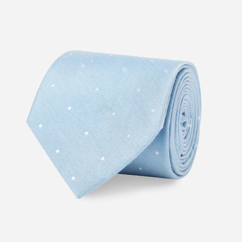 Bulletin Dot Slate Blue Tie sold by The Tie Bar
