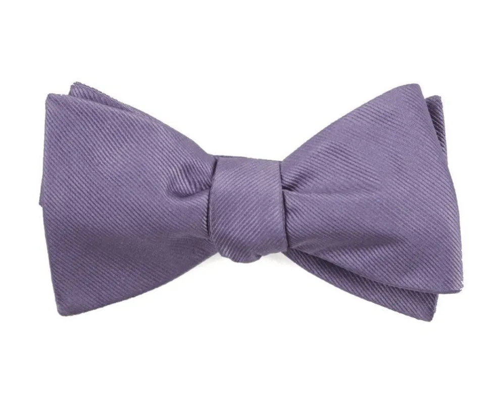 Grosgrain Solid Lavender Bow Tie sold by The Tie Bar