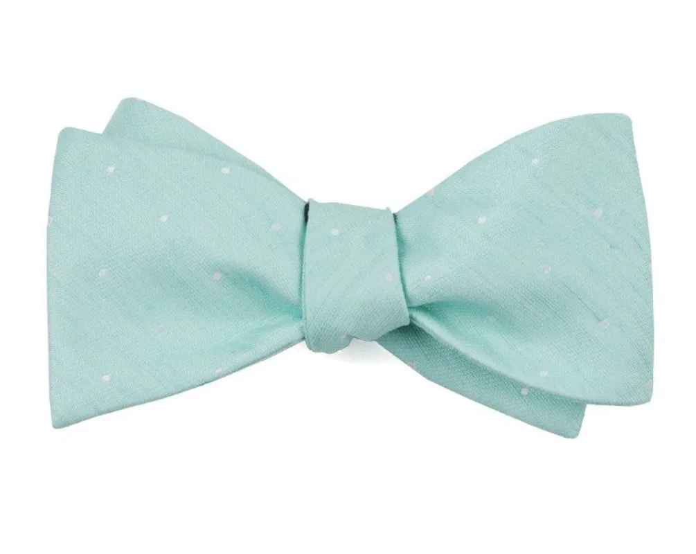 Bulletin Dot Spearmint Bow Tie sold by The Tie Bar