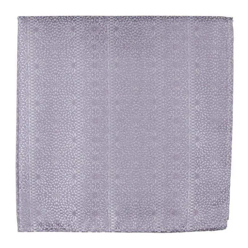 Wedded Lace Lavender Pocket Square sold by The Tie Bar