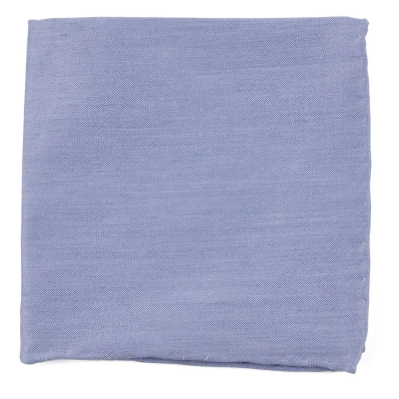 Linen Row Sky Blue Pocket Square sold by The Tie Bar