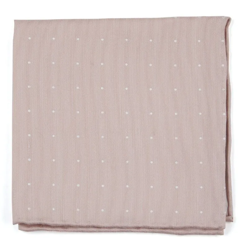 Bulletin Dot Blush Pink Pocket Square sold by The Tie Bar