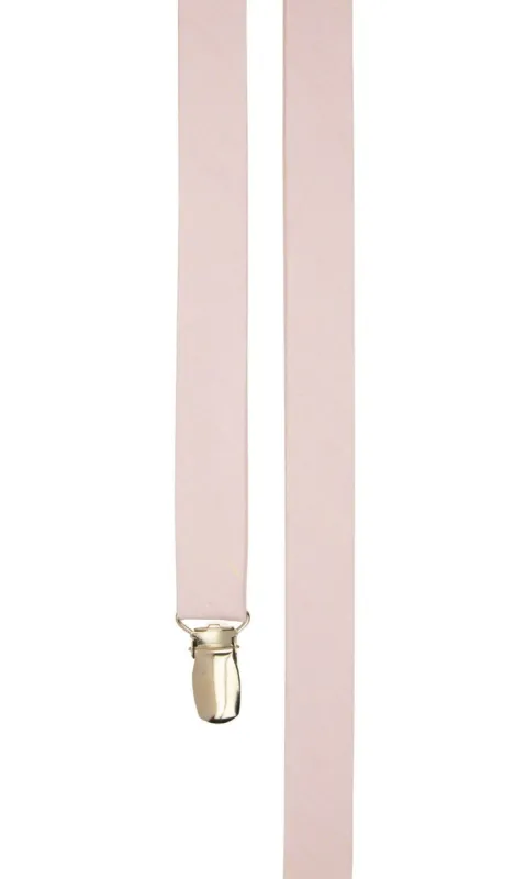 Linen Row Blush Pink Suspender sold by The Tie Bar