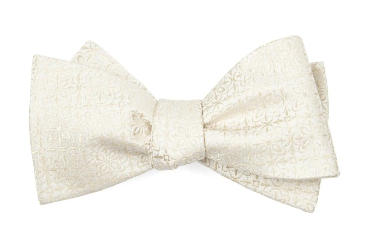 Opulent Light Champagne Bow Tie sold by The Tie Bar