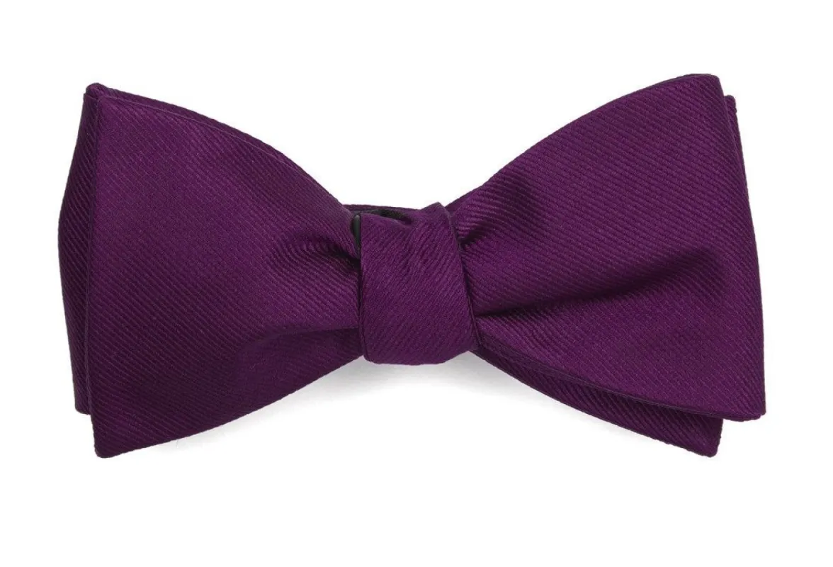Grosgrain Solid Azalea Bow Tie sold by The Tie Bar