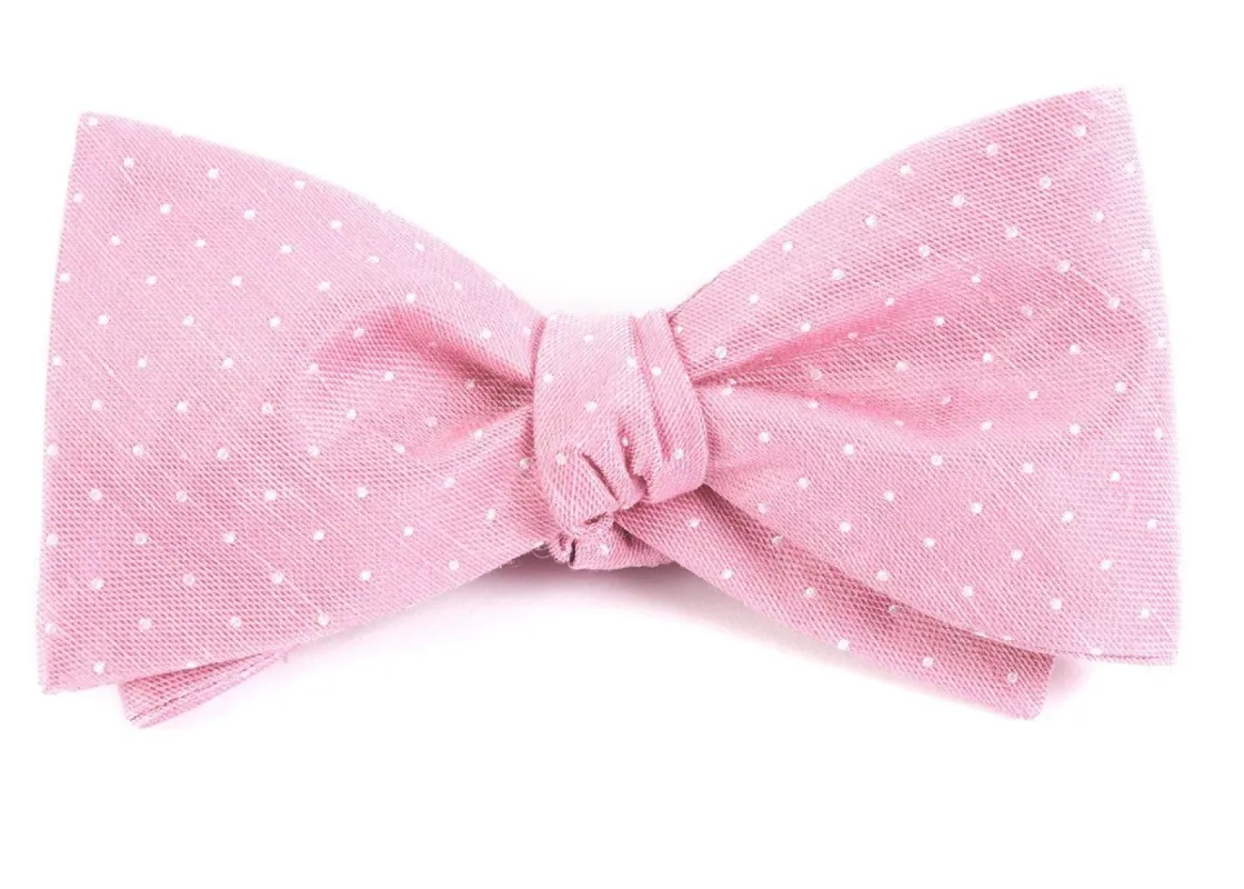 Destination Dots Pink Bow Tie sold by The Tie Bar
