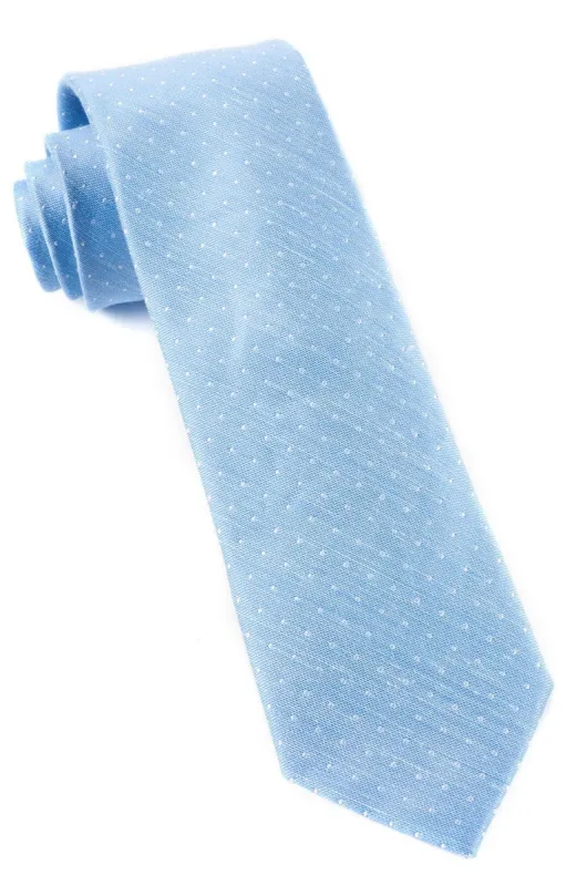 Destination Dots Light Blue Tie sold by The Tie Bar