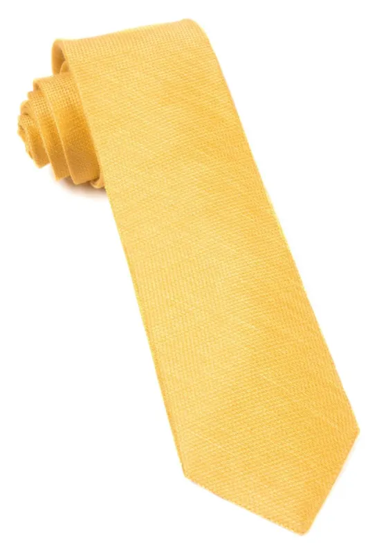 Jet Set Solid Yellow Gold Tie sold by The Tie Bar