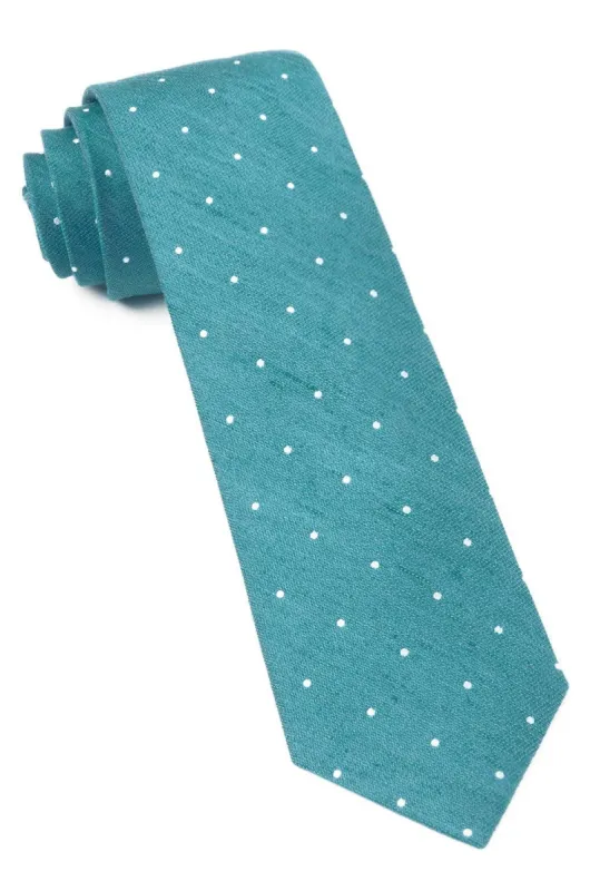 Bulletin Dot Teal Tie sold by The Tie Bar