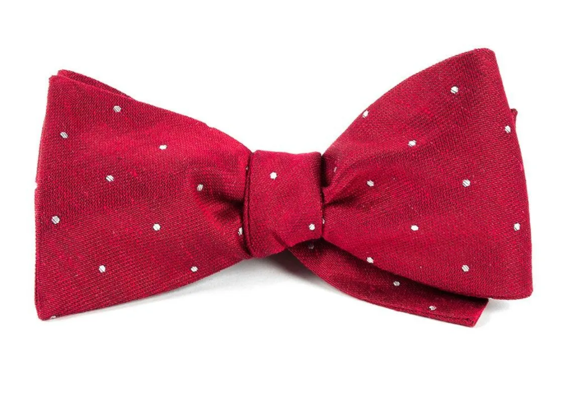 Bulletin Dot Red Bow Tie sold by The Tie Bar