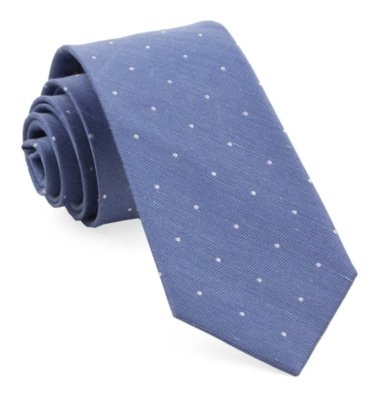Bulletin Dot Light Cornflower Tie sold by The Tie Bar