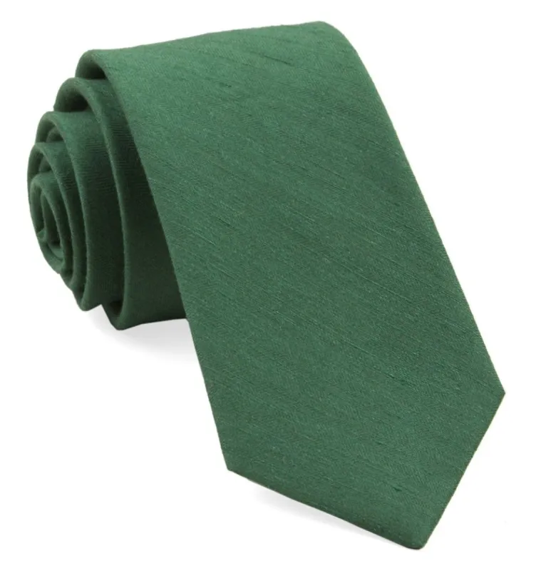 Linen Row Grass Green Tie sold by The Tie Bar