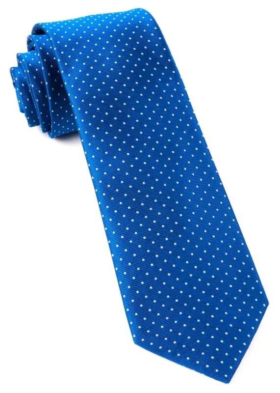 Mini Dots Royal Blue Tie sold by The Tie Bar