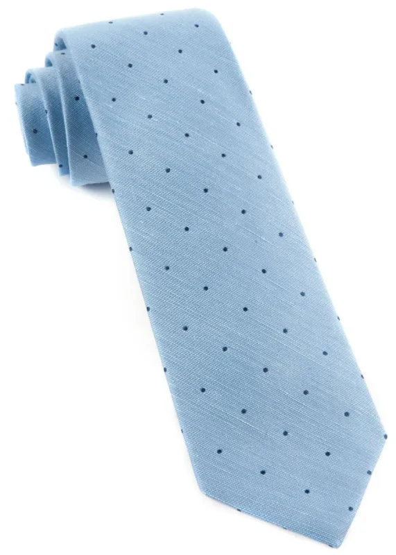 Bulletin Dot Sky Blue Tie sold by The Tie Bar