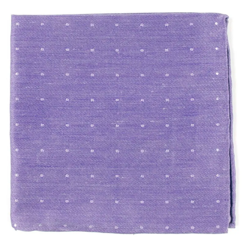 Bulletin Dot Lavender Pocket Square sold by The Tie Bar