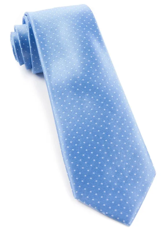 Mini Dots Light Blue Tie sold by The Tie Bar
