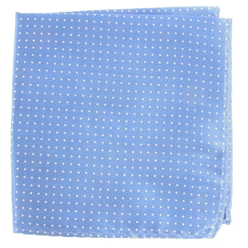 Mini Dots Light Blue Pocket Square sold by The Tie Bar
