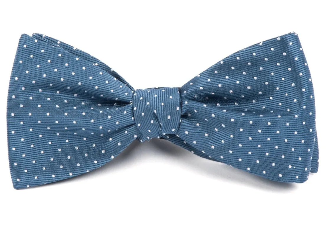 Mini Dots Whale Blue Bow Tie sold by The Tie Bar