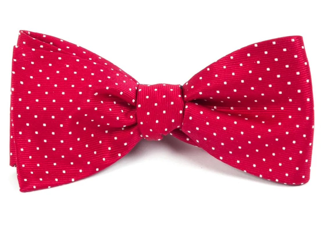 Mini Dots Red Bow Tie sold by The Tie Bar