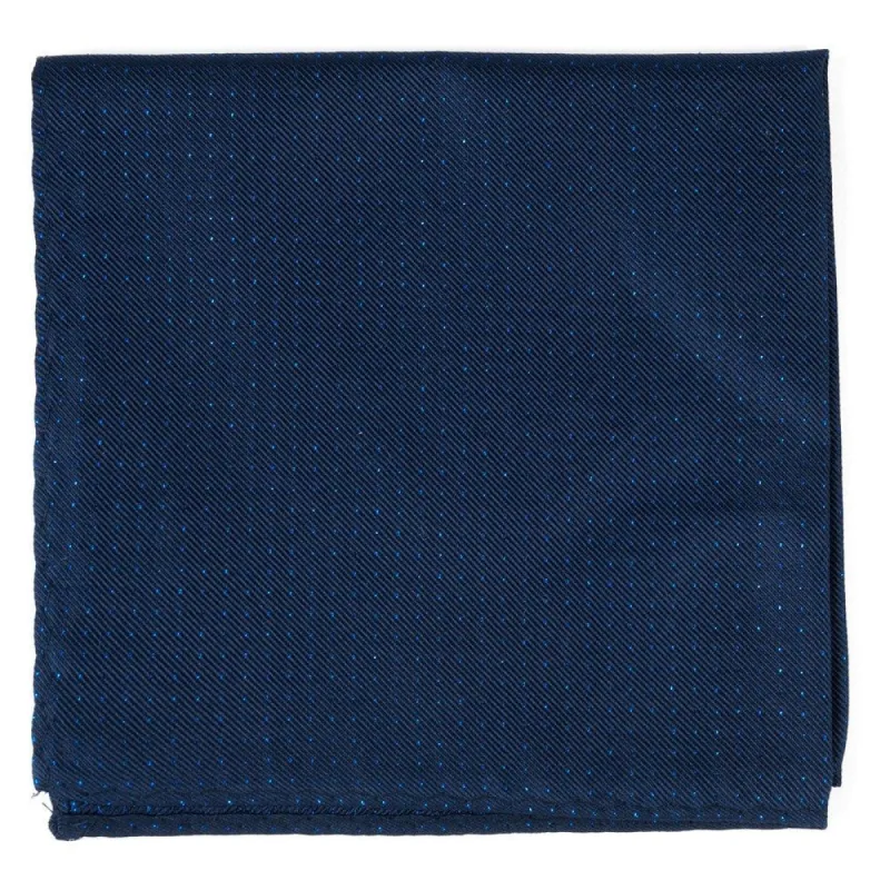 Flicker Navy Pocket Square sold by The Tie Bar