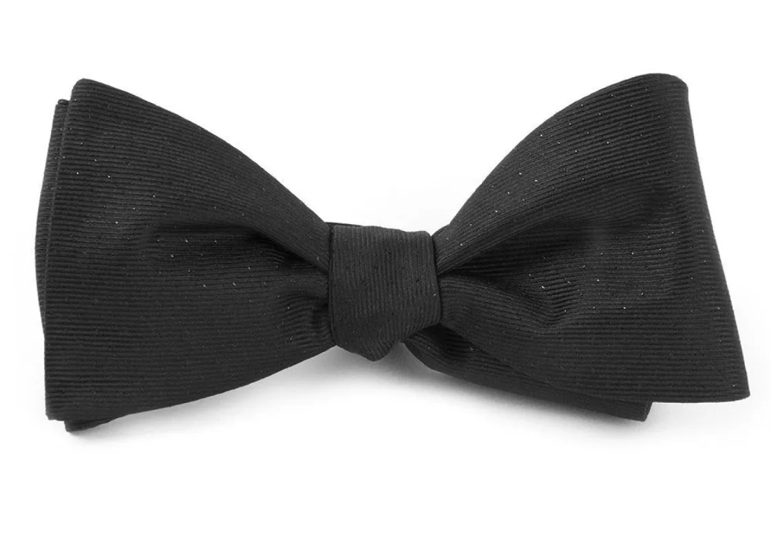 Flicker Black Bow Tie sold by The Tie Bar