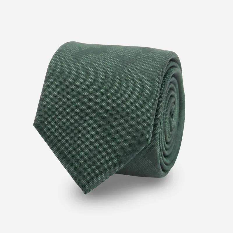 Refinado Floral Hunter Green Tie sold by The Tie Bar