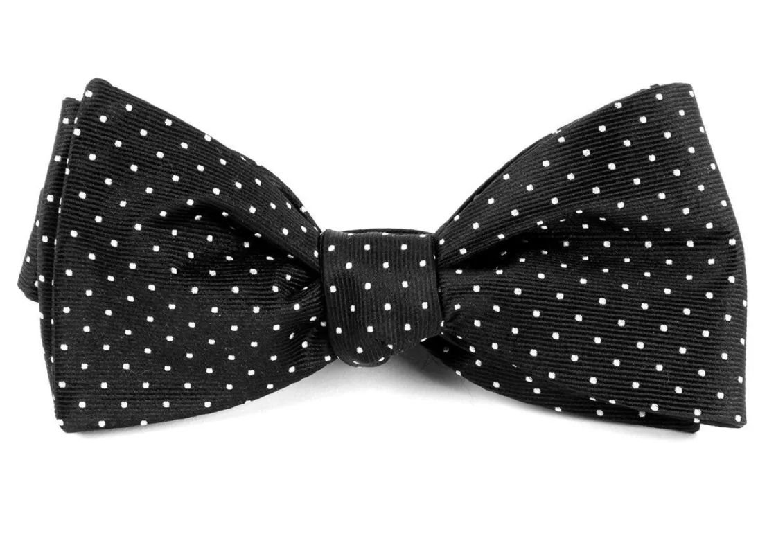 Mini Dots Black Bow Tie sold by The Tie Bar