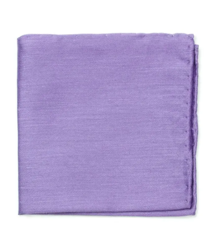 Sand Wash Solid Lavender Pocket Square sold by The Tie Bar