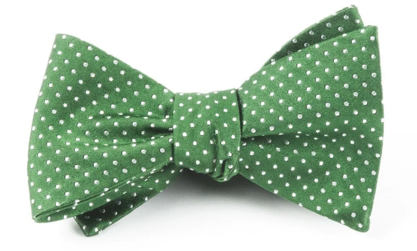 Pindot Treetop Bow Tie sold by The Tie Bar