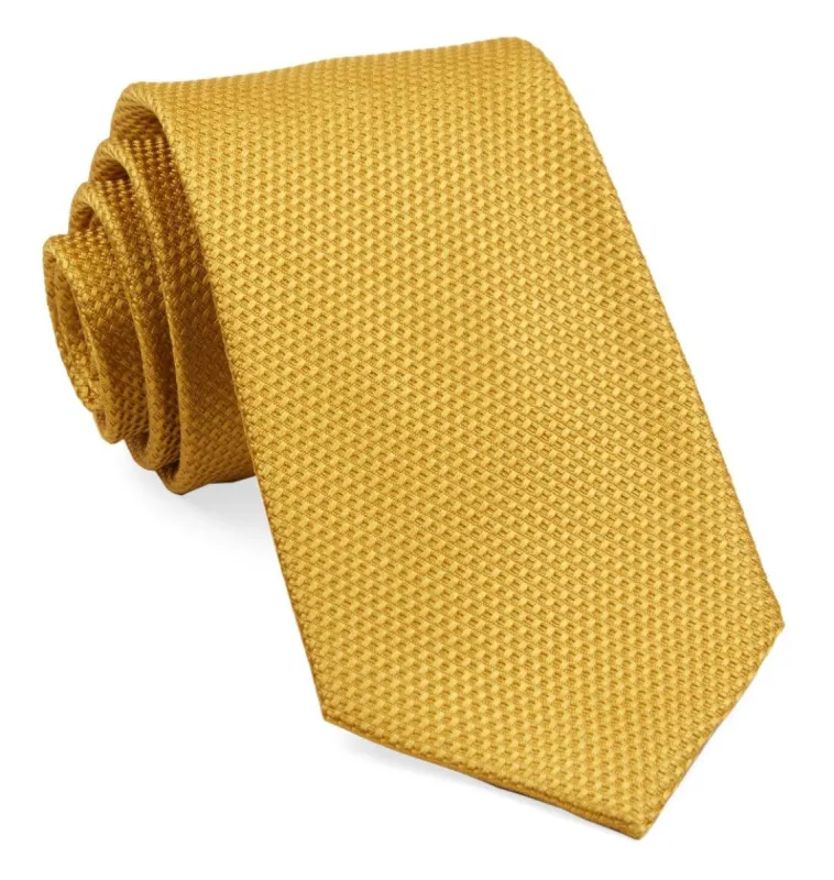 Grenafaux Mustard Tie sold by The Tie Bar