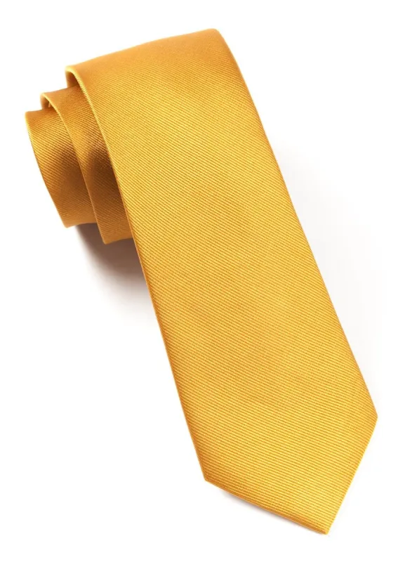 Grosgrain Solid Mustard Tie sold by The Tie Bar
