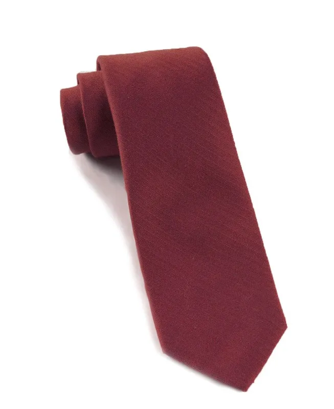 Astute Solid Burgundy Tie sold by The Tie Bar