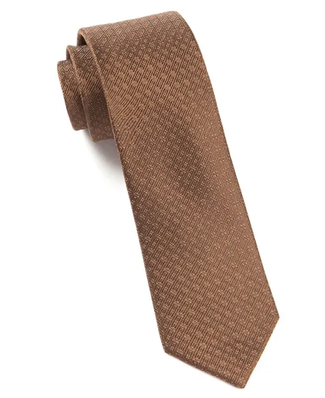 Speckled Chocolate Brown Tie sold by The Tie Bar