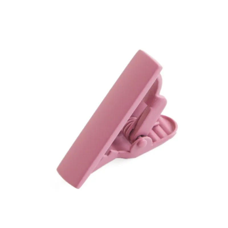 Matte Color Bright Pink Tie Bar sold by The Tie Bar