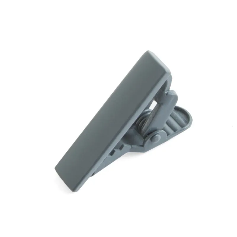 Matte Color Silver Tie Bar sold by The Tie Bar