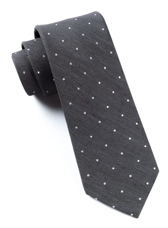 Bulletin Dot Grey Tie sold by The Tie Bar