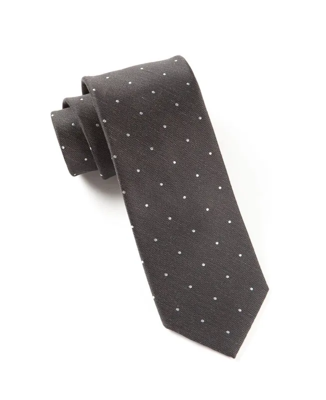 Bulletin Dot Black Tie sold by The Tie Bar