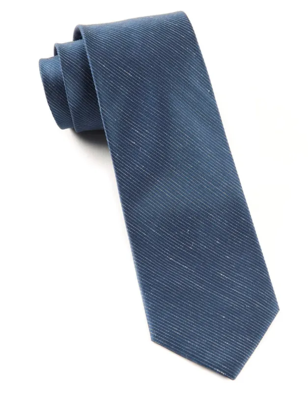 Fountain Solid Navy Tie sold by The Tie Bar