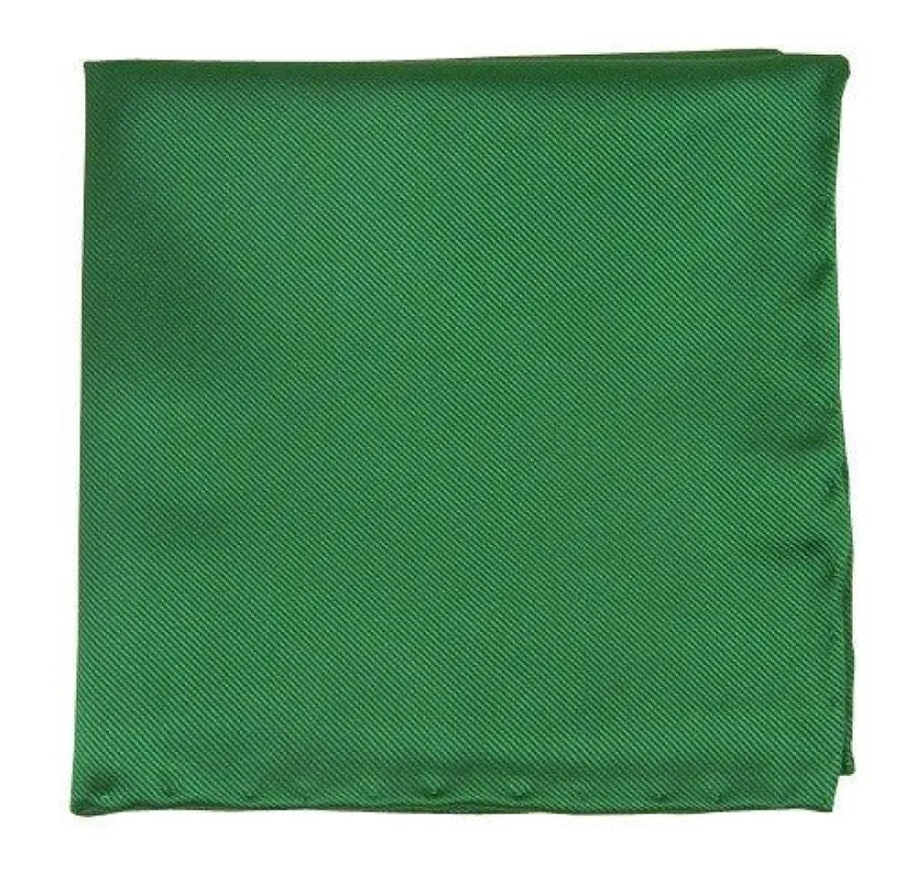 Solid Twill Emerald Pocket Square sold by The Tie Bar