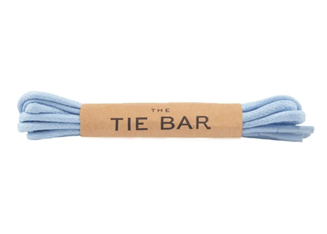 Baby Blue Colored Shoelaces sold by The Tie Bar
