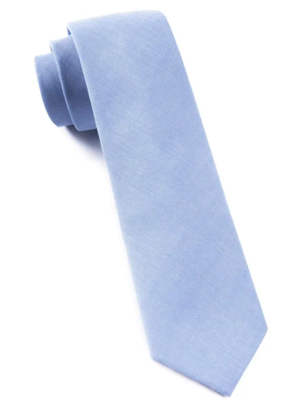 Classic Chambray Sky Blue Tie sold by The Tie Bar
