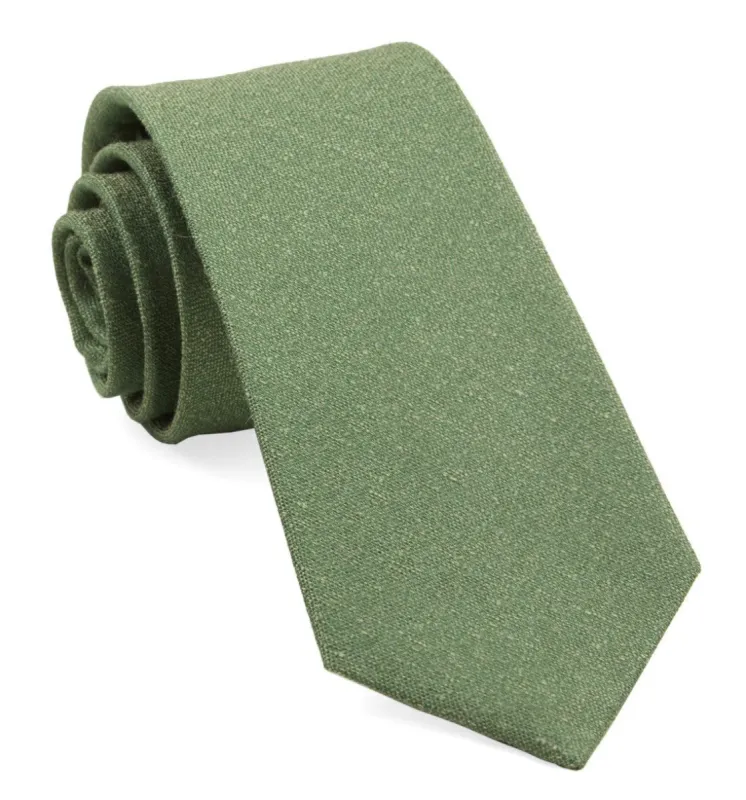Linen Stitched Grass Tie sold by The Tie Bar