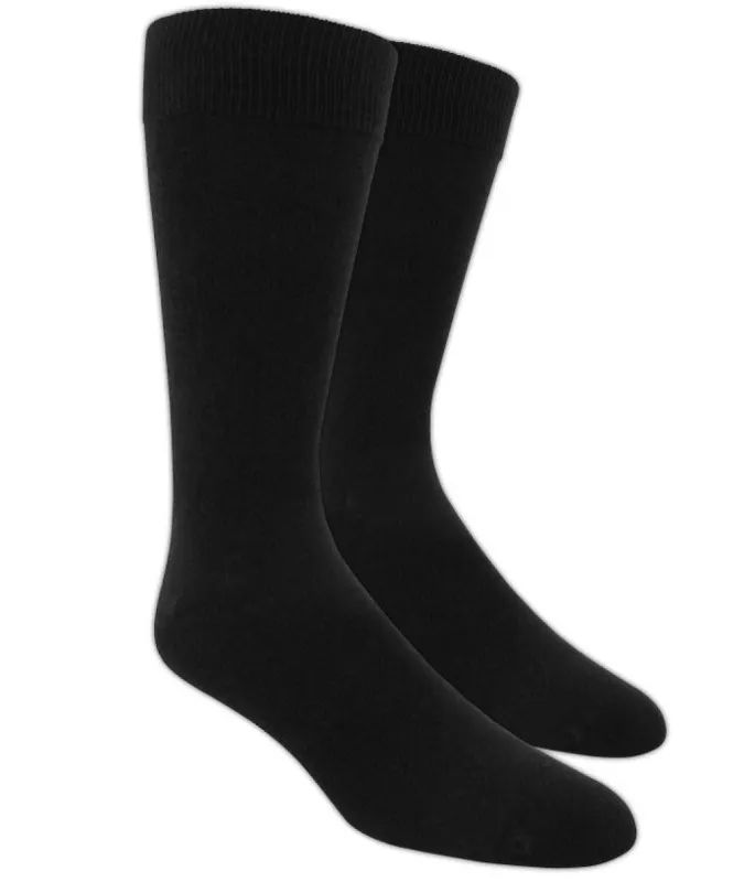 Solid Black Dress Socks sold by The Tie Bar