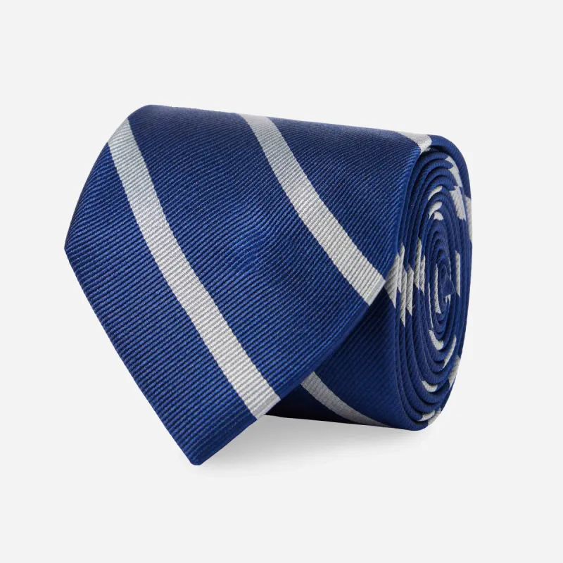 Trad Stripe True Navy Tie sold by The Tie Bar
