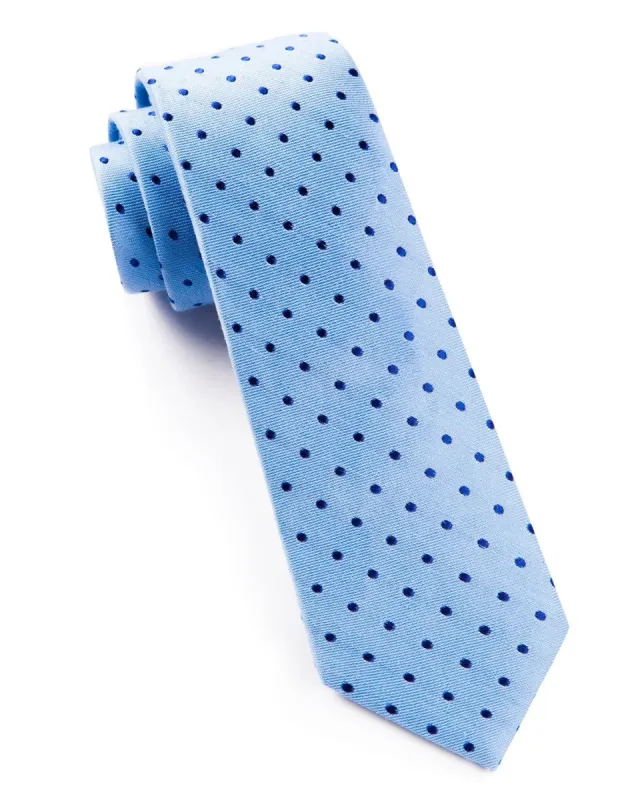 Dotted Dots Sky Blue Tie sold by The Tie Bar