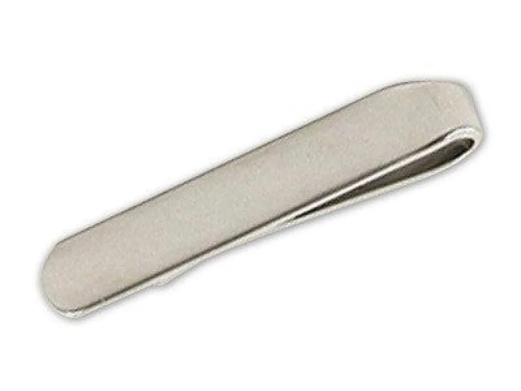 Lean Slide Clasp Silver Tie Bar sold by The Tie Bar